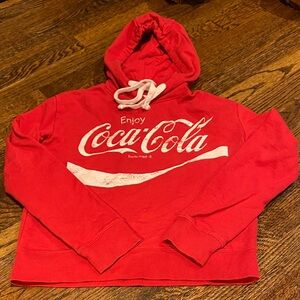 Kids Size XS Coca Cola Hooded Sweatshirt
